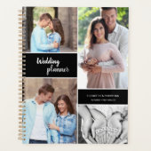 Weddingplanner Custom verloving foto collage Planner (Voorkant)