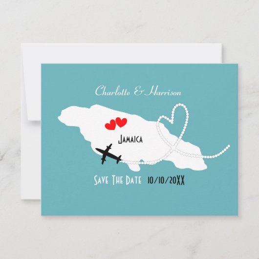 Weddings Destination Jamaica Save the Date (Voorkant)