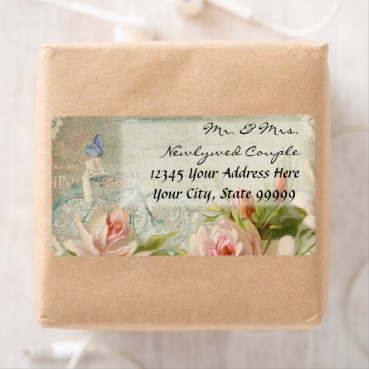 Weddings Hipster Rozen Rustige houten kleding Etiket (Insitu)