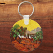 Weddings, Vincent van Gogh Olive Trees Sleutelhanger (Voorkant)