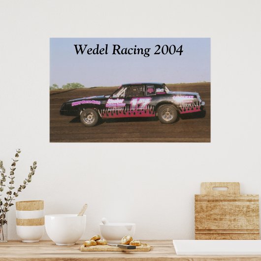 Wedel Racing Poster (Keuken)