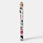 WEDEN/ELEGANT RODE ZWARTE WIT-STROMEN EN VOGELS Case-Mate iPhone CASE (Achterkant / Links)