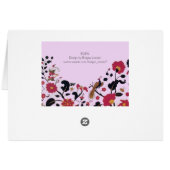 WEDEN, ELEGANT RODE ZWARTE WIT-STROMEN, VOGELS (Achterkant Horizontaal)