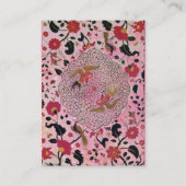 WEDEN / WHIMSICAL GARDEN ,PINK GOLD SPARKLES VISITEKAARTJE (Achterkant)