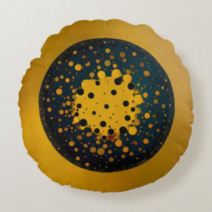 Wedergeboorte – Abstracte Cirkel Van Ontstaan Rond Kussen