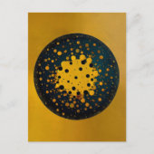 Wedergeboorte – Abstracte Cirkel Van Opkomst Briefkaart (Voorkant)