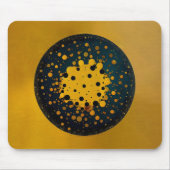 Wedergeboorte – Abstracte Cirkel Van Opkomst Muismat (Voorkant)