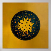 Wedergeboorte – Abstracte cirkel van opkomst Poster (Voorkant)