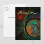 wedergeboorte dank u Briefkaart (Voorkant / Achterkant)