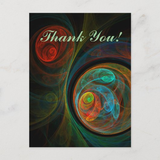 wedergeboorte dank u Briefkaart (Voorkant)