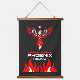 Wedergeboorte en Kracht Fenix Hangend Wandkleed