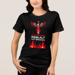 Wedergeboorte en Kracht Phoenix Tri-Blend Shirt