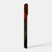 Wedergeboorte Groen Abstracte Kunst iPhone 15 Case (Rechterkant)
