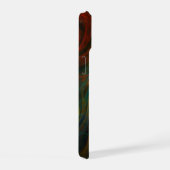 Wedergeboorte Groene Abstracte Kunst iPhone 15 Case (Rechterkant)