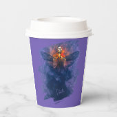 Wedergeboorte. Skelet met opstijgende vleugels Papieren Bekers (Achterkant)