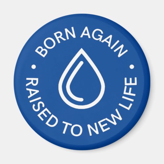 wedergeboren doopmagneet magneet (Voorkant)
