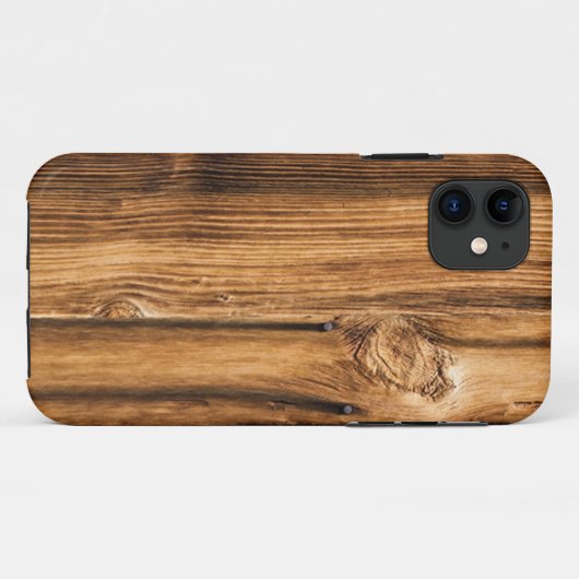 Wederhout Case-Mate iPhone Case (Achterkant (horizontaal))