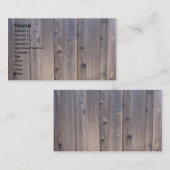 Wederhout Visitekaartje (Voorkant / Achterkant)