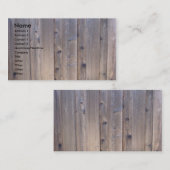 Wederhout Visitekaartje (Voorkant / Achterkant)