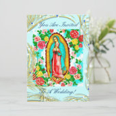 WEDERINVITATIE - VIRGIN VAN GUADALUPE KAART (Staand voorkant)