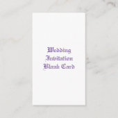 WEDERINVITATIEBLANK ENCLOSURE-KAART INFORMATIEKAARTJE (Voorkant)