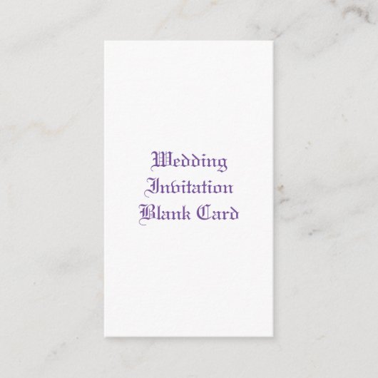 WEDERINVITATIEBLANK ENCLOSURE-KAART INFORMATIEKAARTJE (Voorkant)