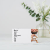 Wederkerigheid, handen en voeten visitekaartje (Staand voorkant)