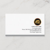 Wederkerreparatieconstructie van de Retro Column Visitekaartje (Achterkant)