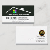 Wederkerreparatieconstructie van de Retro Column Visitekaartje (Voorkant / Achterkant)