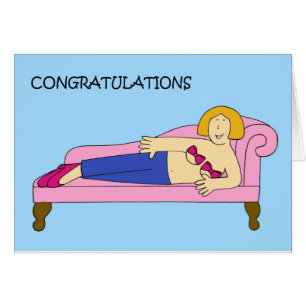 Wederopbouw gefeliciteerd Cartoon Lady