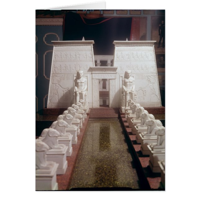 Wederopbouw van de Grote Temple van Amon (Voorkant)