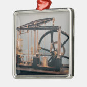 Wederopbouw van de stoommotor van James Watt Metalen Ornament (Links)