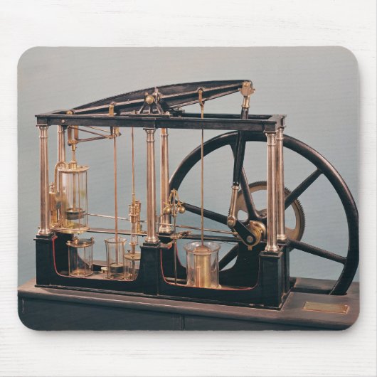 Wederopbouw van de stoommotor van James Watt Muismat (Voorkant)