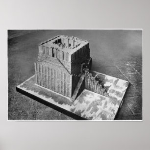 Wederopbouw van de toren van Babel Poster