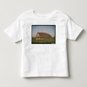 Wederopbouw van een 11e eeuw Viking-huis Kinder Shirts