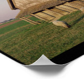 Wederopbouw van een 11e eeuw Viking-huis Poster (Hoek)