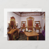 Wederopbouw van een salon van de Cafe de Paris Briefkaart (Voorkant / Achterkant)