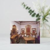 Wederopbouw van een salon van de Cafe de Paris Briefkaart (Staand voorkant)