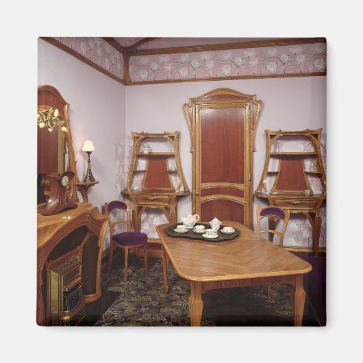 Wederopbouw van een salon van de Cafe de Paris Magneet (Voorkant)