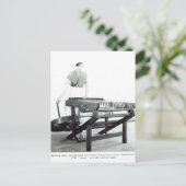 Wederopbouw van Hargreaves's 'Spinning Jenny' Briefkaart (Staand voorkant)