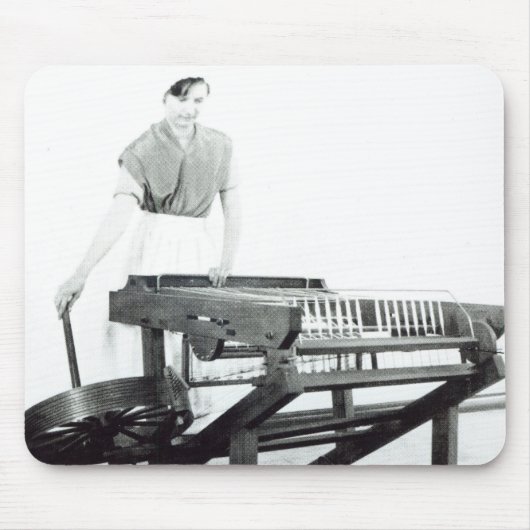 Wederopbouw van Hargreaves's 'Spinning Jenny' Muismat (Voorkant)