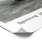 Wederopbouw van Hargreaves's 'Spinning Jenny' Poster (Hoek)