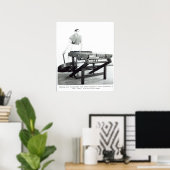 Wederopbouw van Hargreaves's 'Spinning Jenny' Poster (Thuiskantoor)