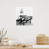 Wederopbouw van Hargreaves's 'Spinning Jenny' Poster (Keuken)