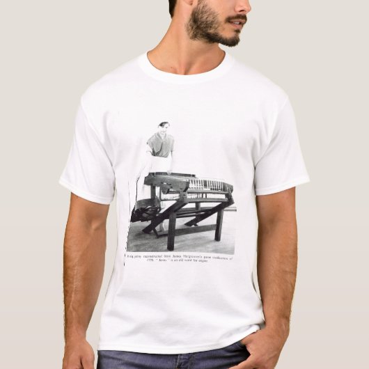 Wederopbouw van Hargreaves's 'Spinning Jenny' T-shirt (Voorkant)