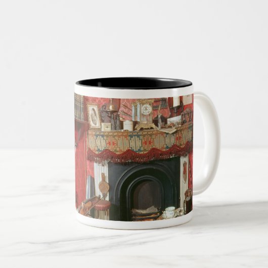 Wederopbouw van Sherlock Holmes's Room Tweekleurige Koffiemok (Voorkant rechts)