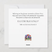 Wederopstanding Schrift Verse Woodland Pasen Feestdagenkaart (Achterkant)