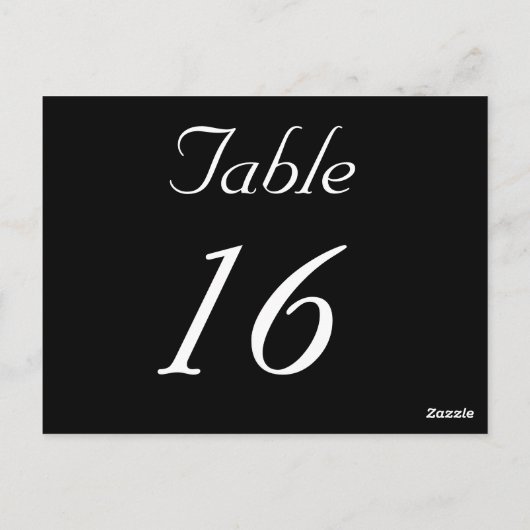 WEDERTABEL NUMMER BRIEFKAART SJABLOON (Achterkant)