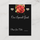 WEDERTABEL TOEWIJZING GASTE KAART SJABLONEN PLAATSKAARTJE (Achterkant)