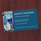  wederverkoop of Flea Market Vendor Any Photo Visitekaartje